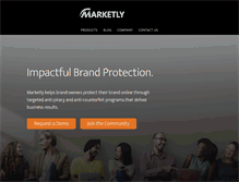 Tablet Screenshot of marketly.com